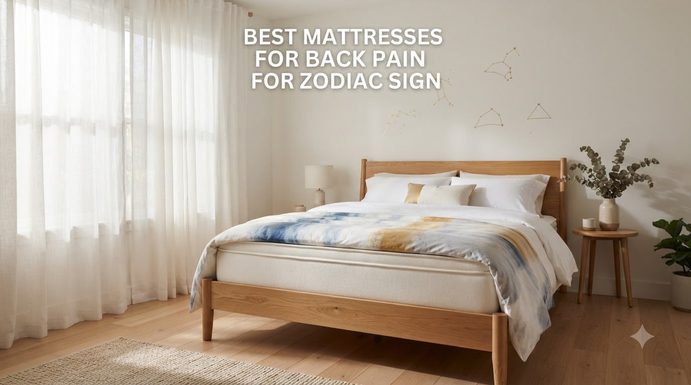 best mattresses for back pain for zodiac sign
