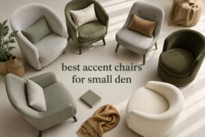 best accent chairs for small den