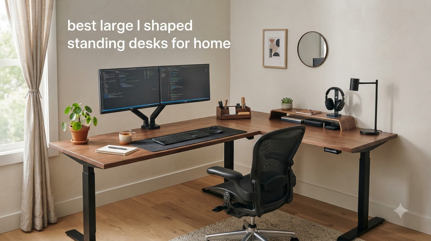 best large l shaped standing desks for home