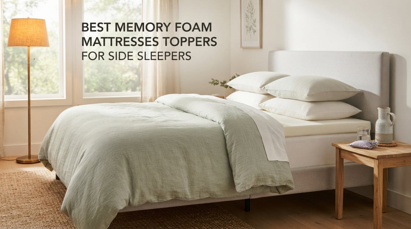 best memory foam mattresses toppers for side sleepers