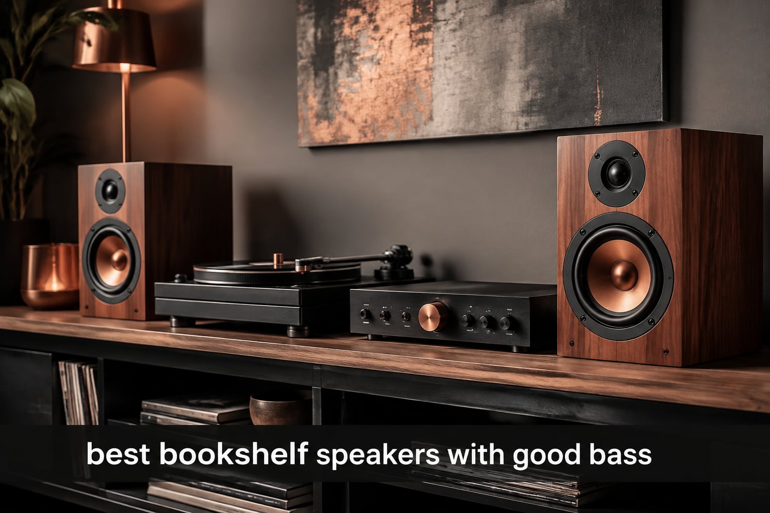 best bookshelf speakers with good bass