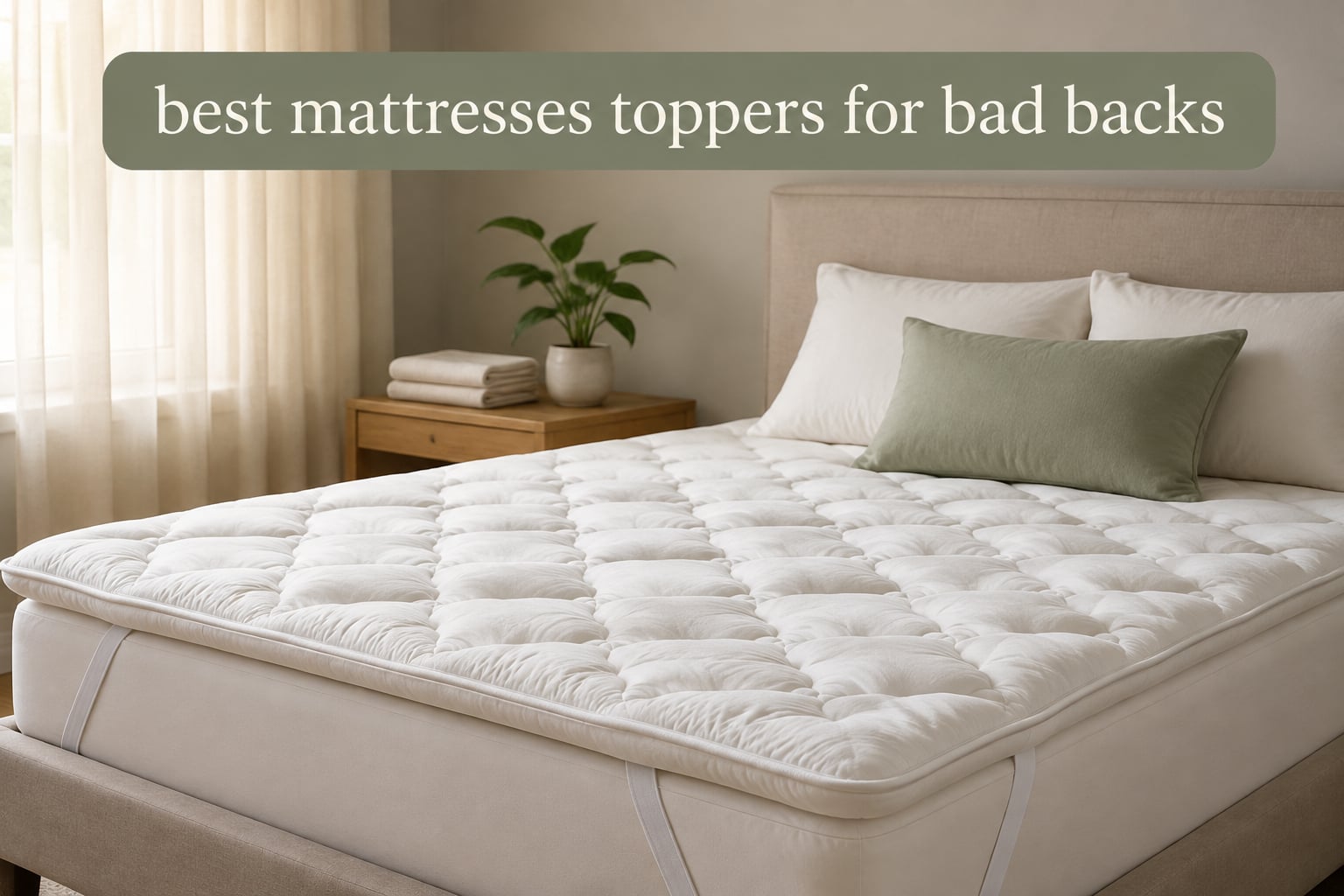 best mattresses toppers for bad backs