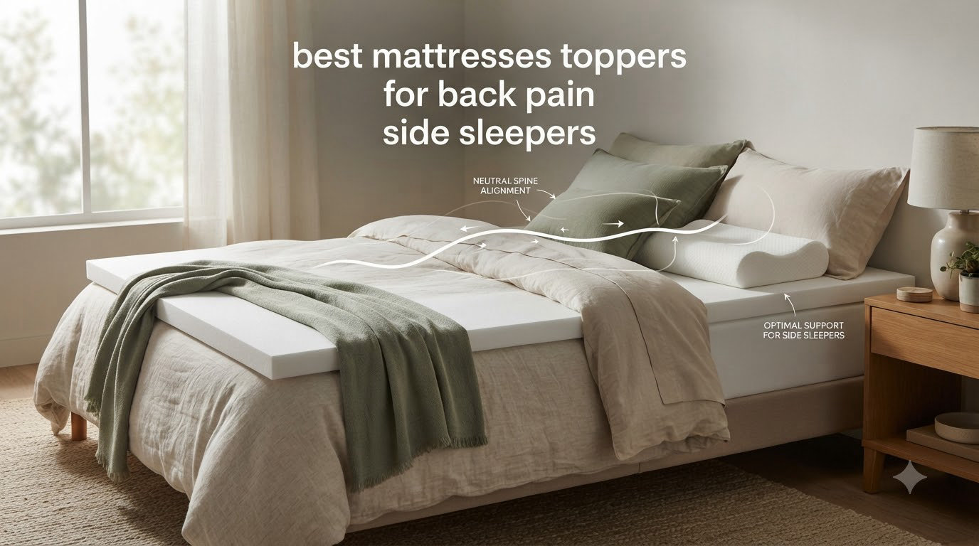 best mattresses toppers for back pain side sleepers