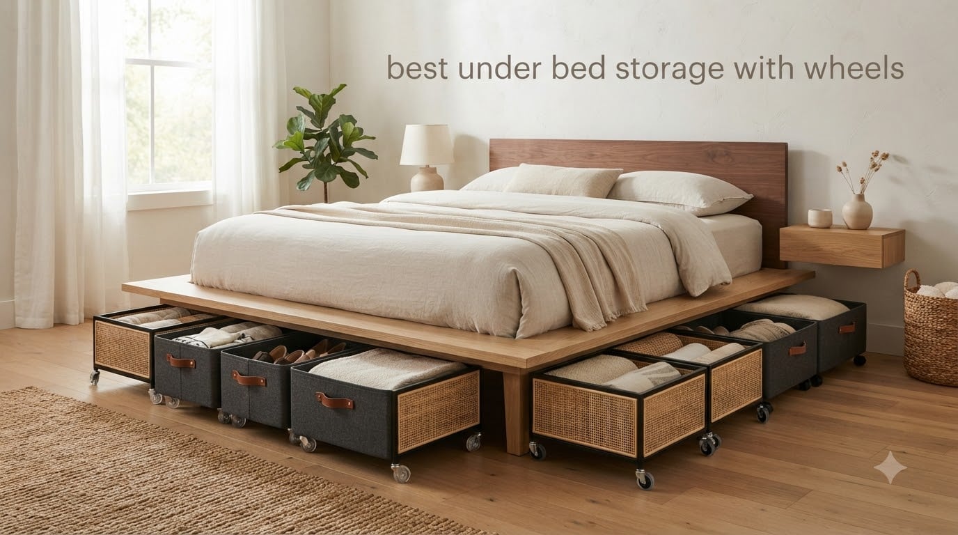 best under bed storage with wheels