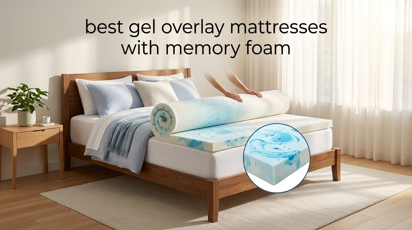 best gel overlay mattresses with memory foam