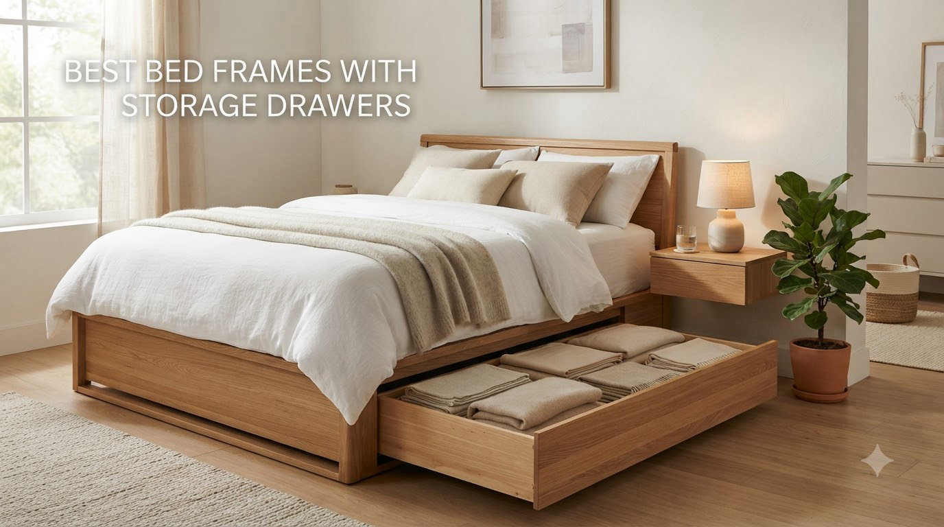 best bed frames with storage drawers