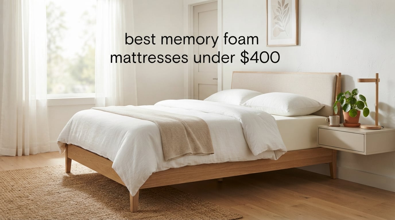 best memory foam mattresses under $400