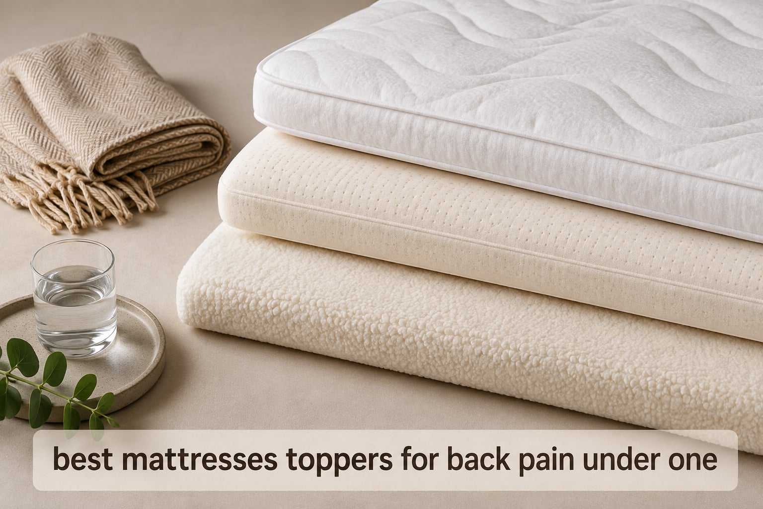 best mattresses toppers for back pain under one