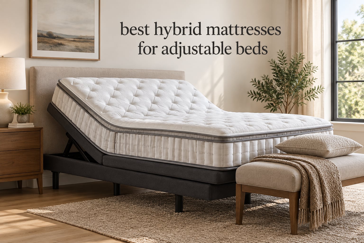 best hybrid mattresses for adjustable beds