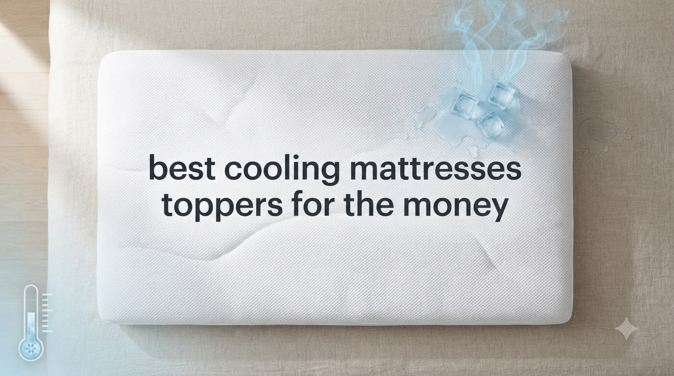best cooling mattresses toppers for the money