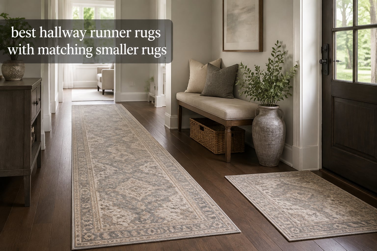 best hallway runner rugs with matching smaller rugs