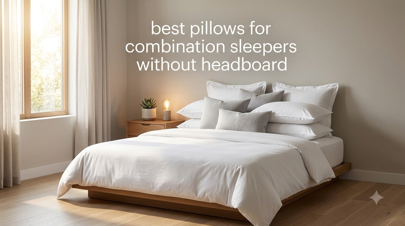 best pillows for combination sleepers without headboard