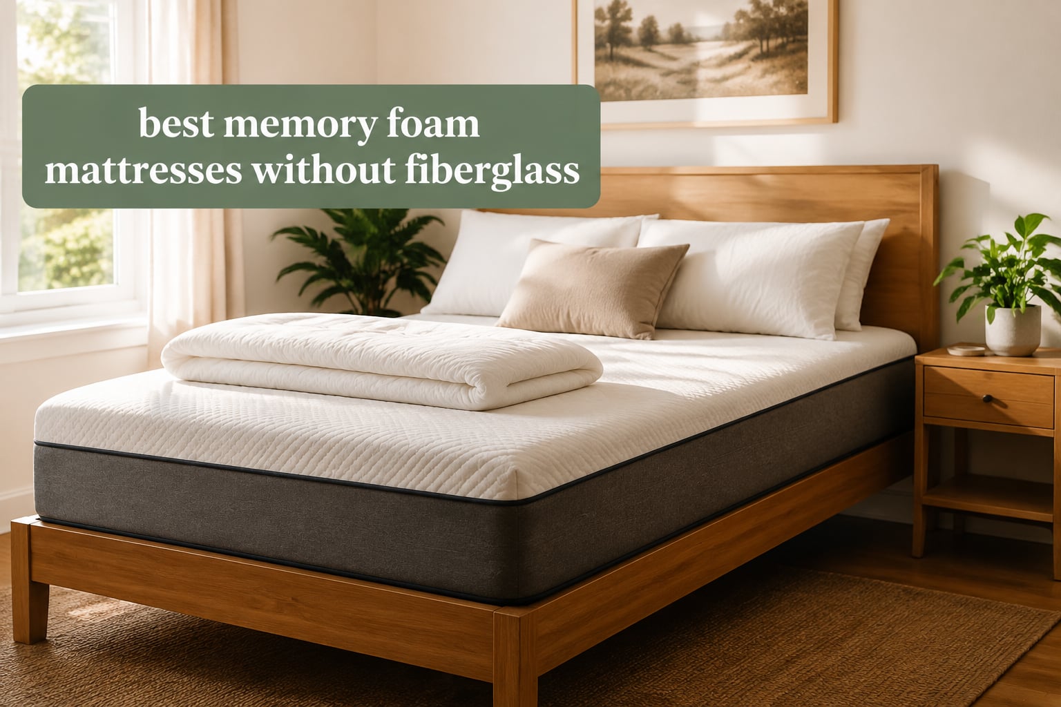 best memory foam mattresses without fiberglass