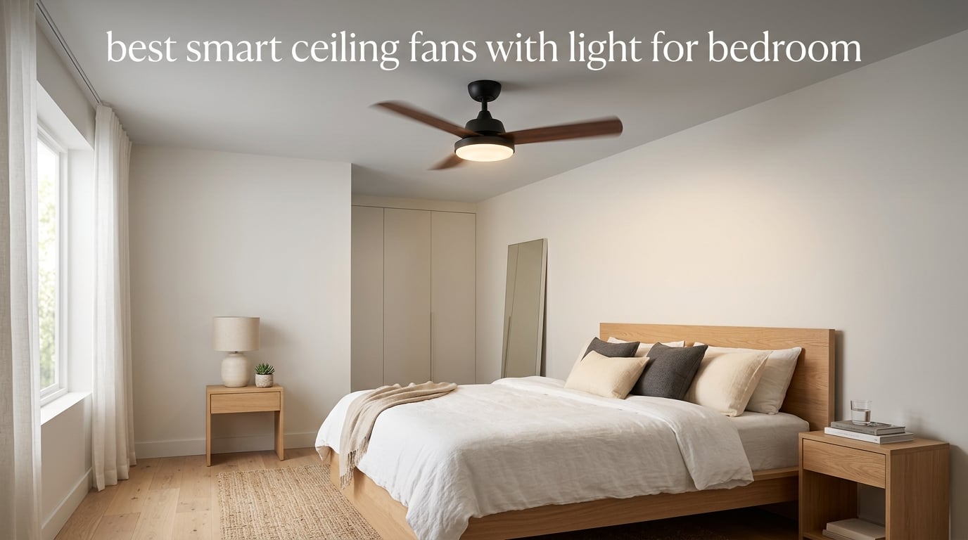 best smart ceiling fans with light for bedroom