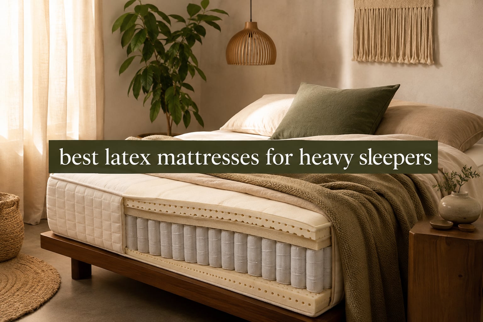 best latex mattresses for heavy sleepers