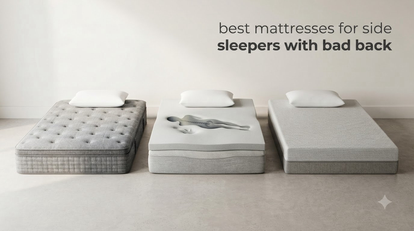 best mattresses for side sleepers with bad back