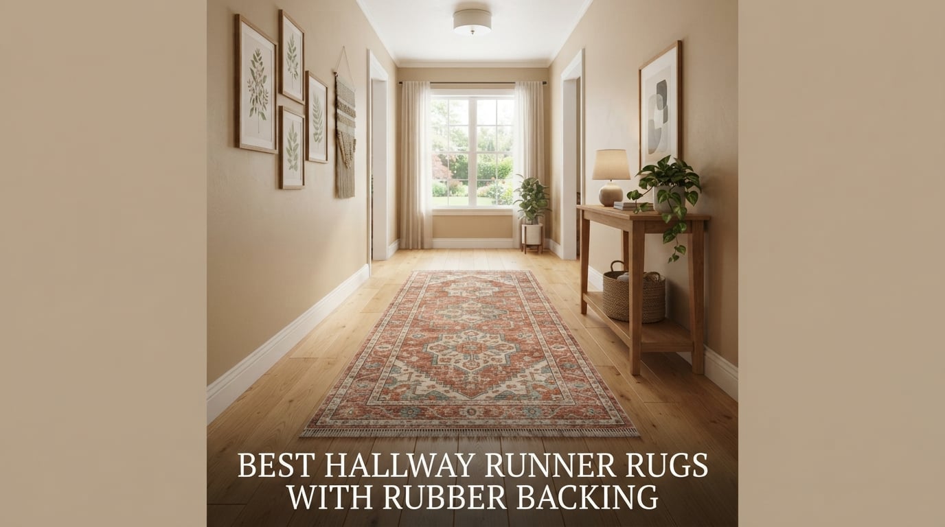 best hallway runner rugs with rubber backing