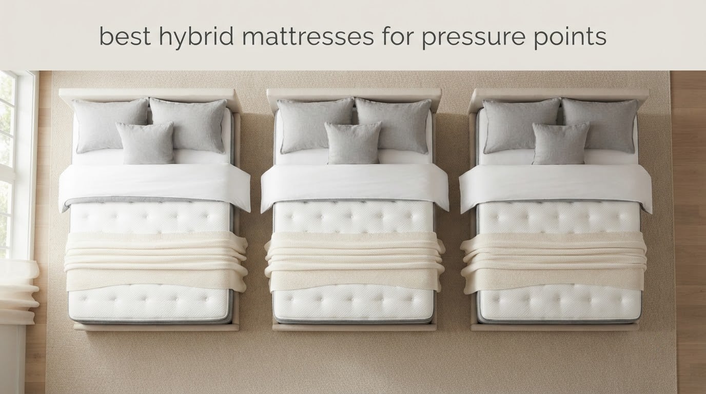 best hybrid mattresses for pressure points