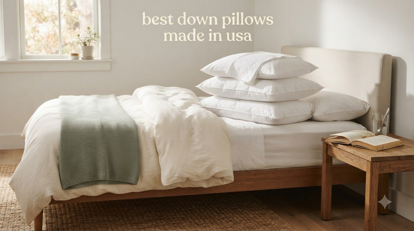 best down pillows made in usa