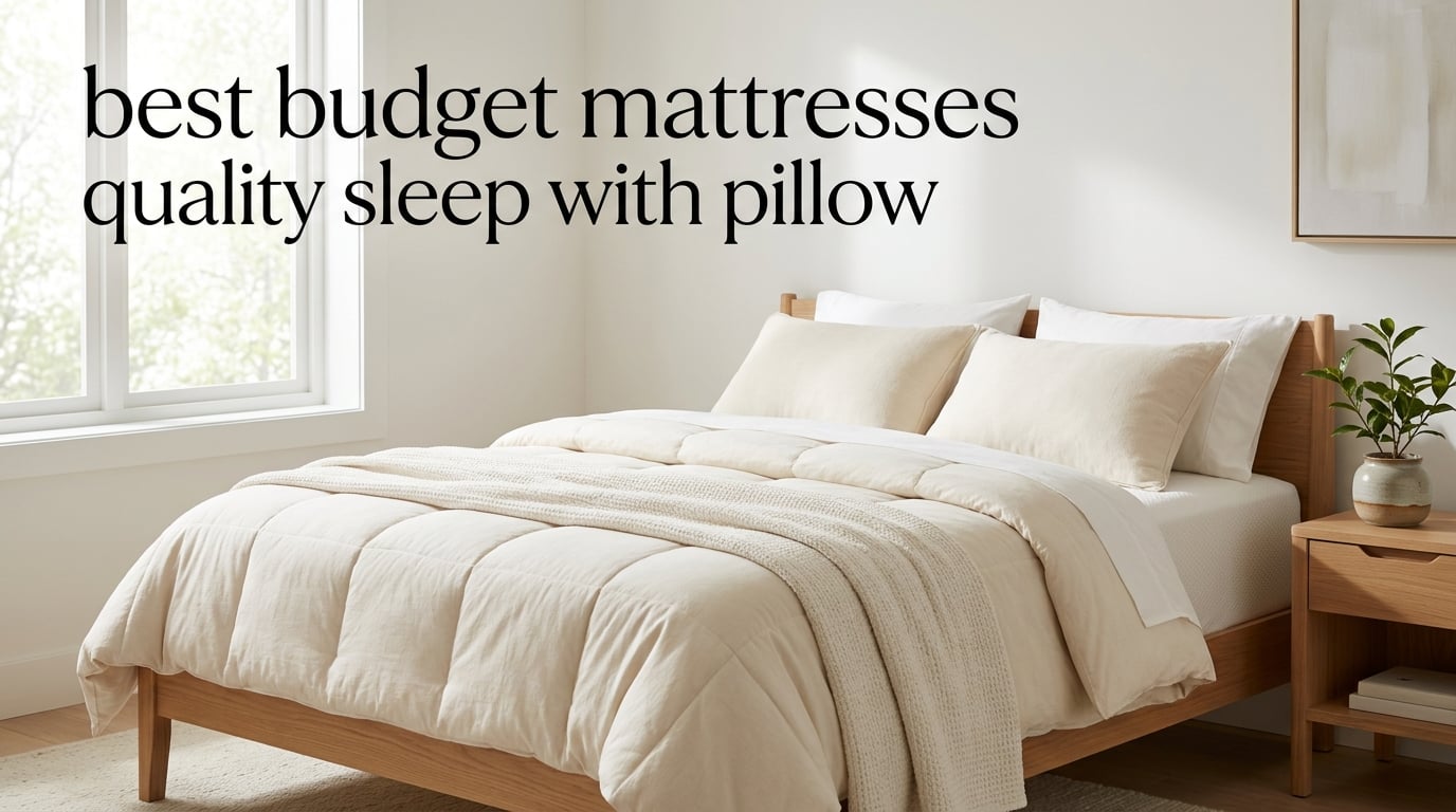 best budget mattresses quality sleep with pillow