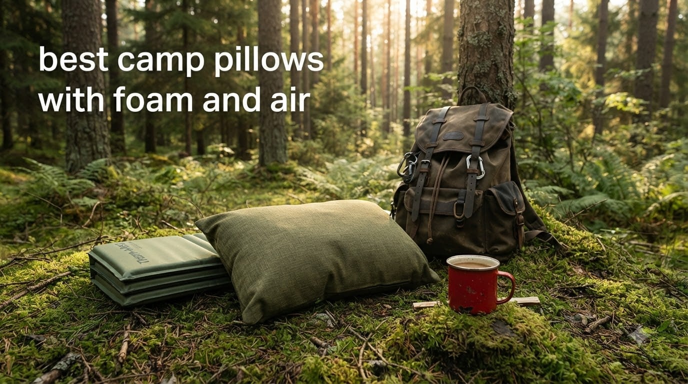 best camp pillows with foam and air