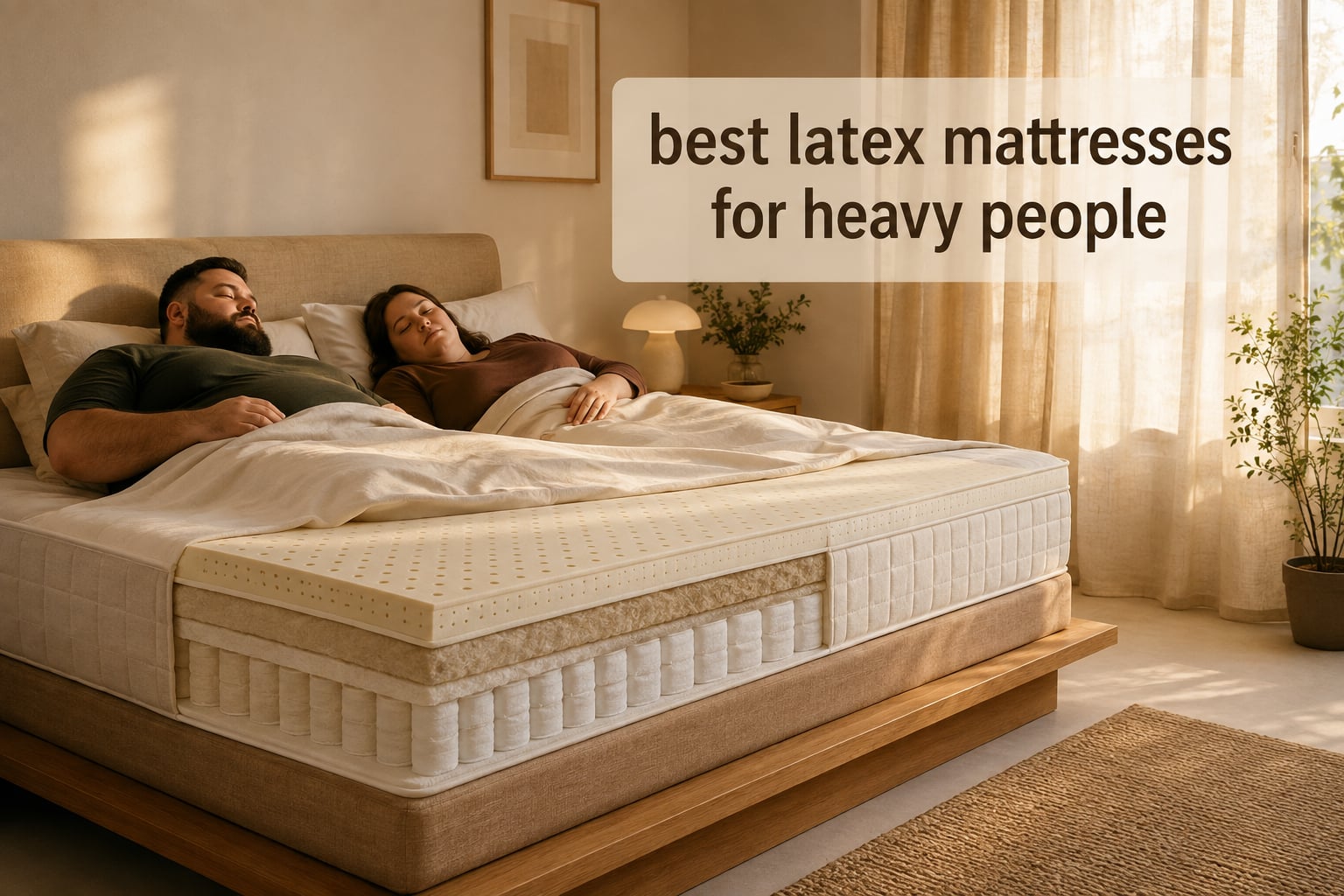 best latex mattresses for heavy people