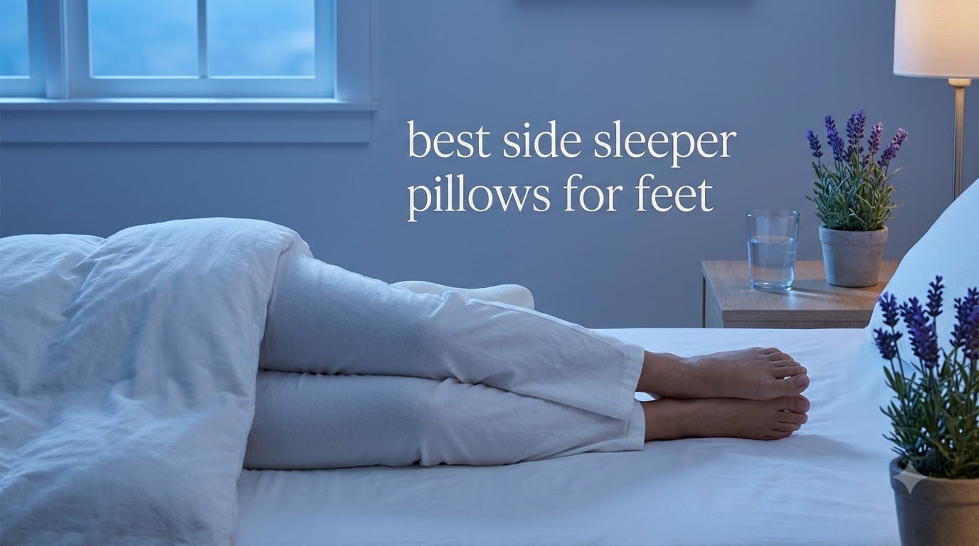 best side sleeper pillows for feet