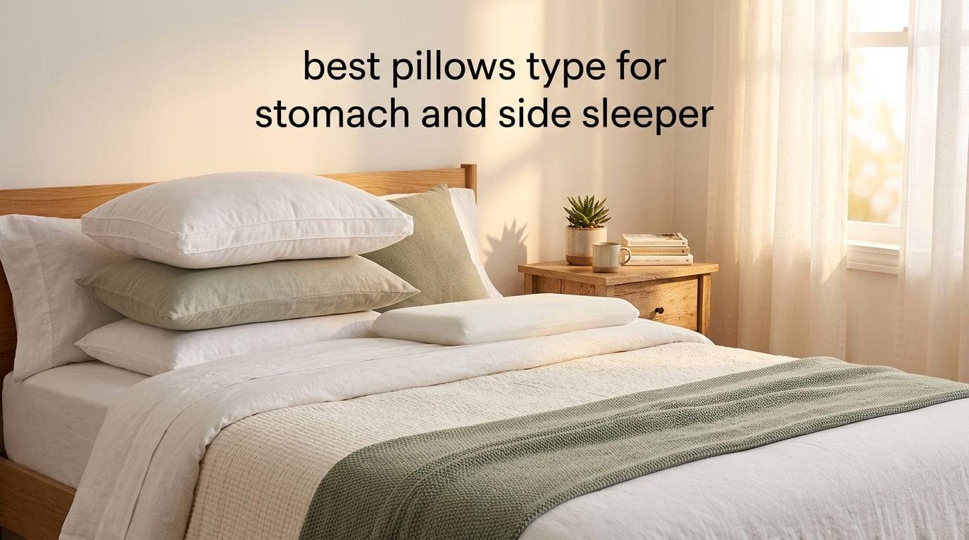 best pillows type for stomach and side sleeper