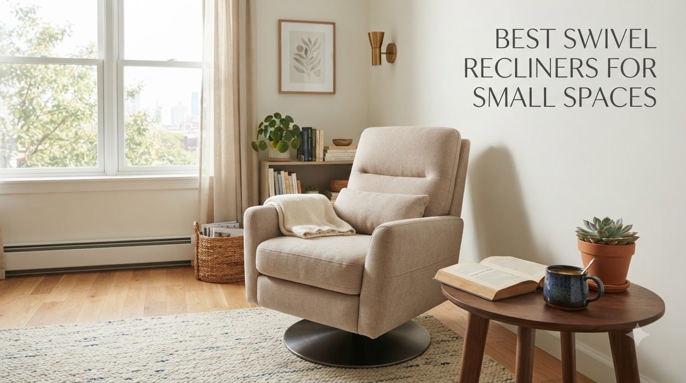 best swivel recliners for small spaces