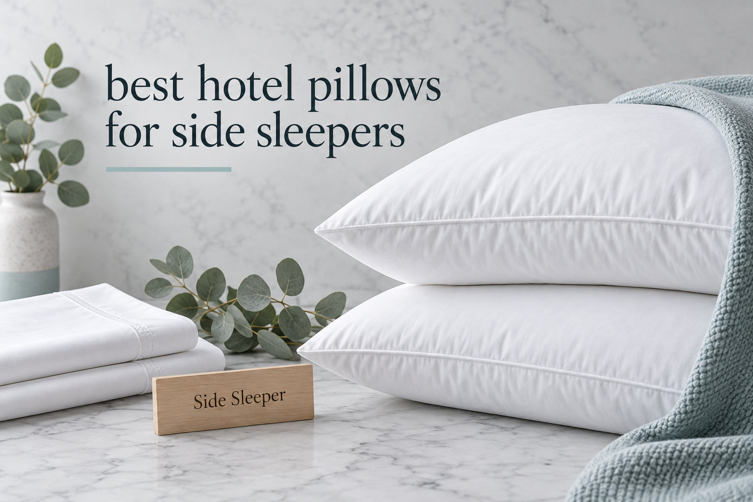 best hotel pillows for side sleepers
