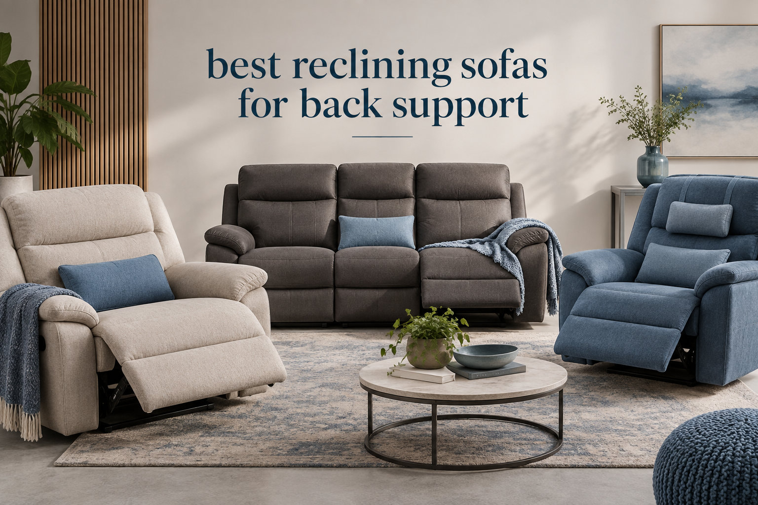best reclining sofas for back support