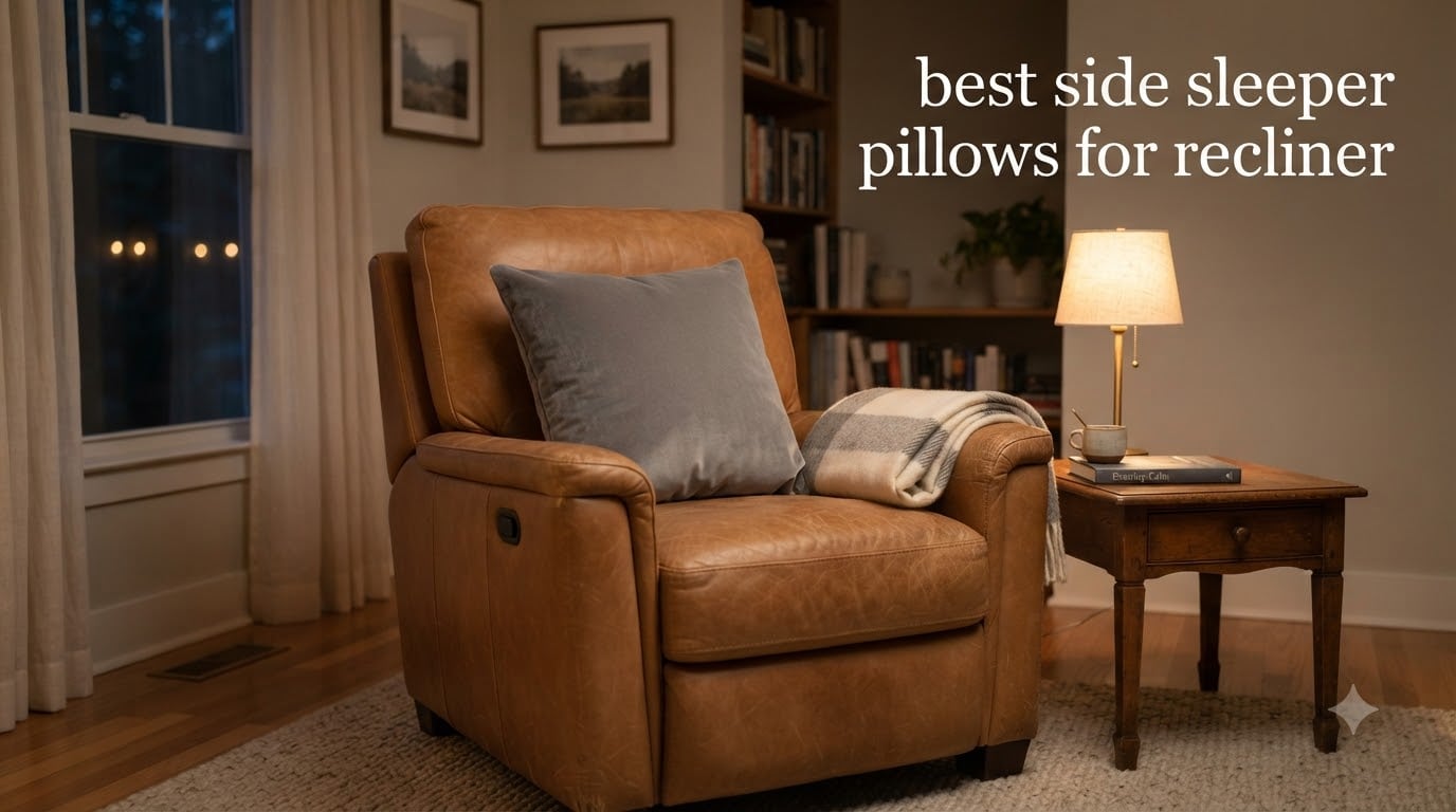 best side sleeper pillows for recliner