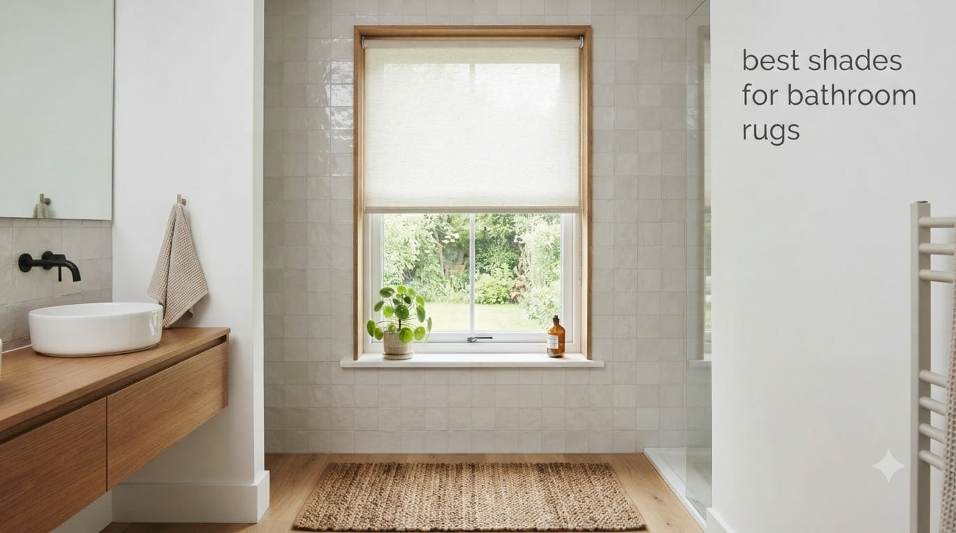 best shades for bathroom rugs