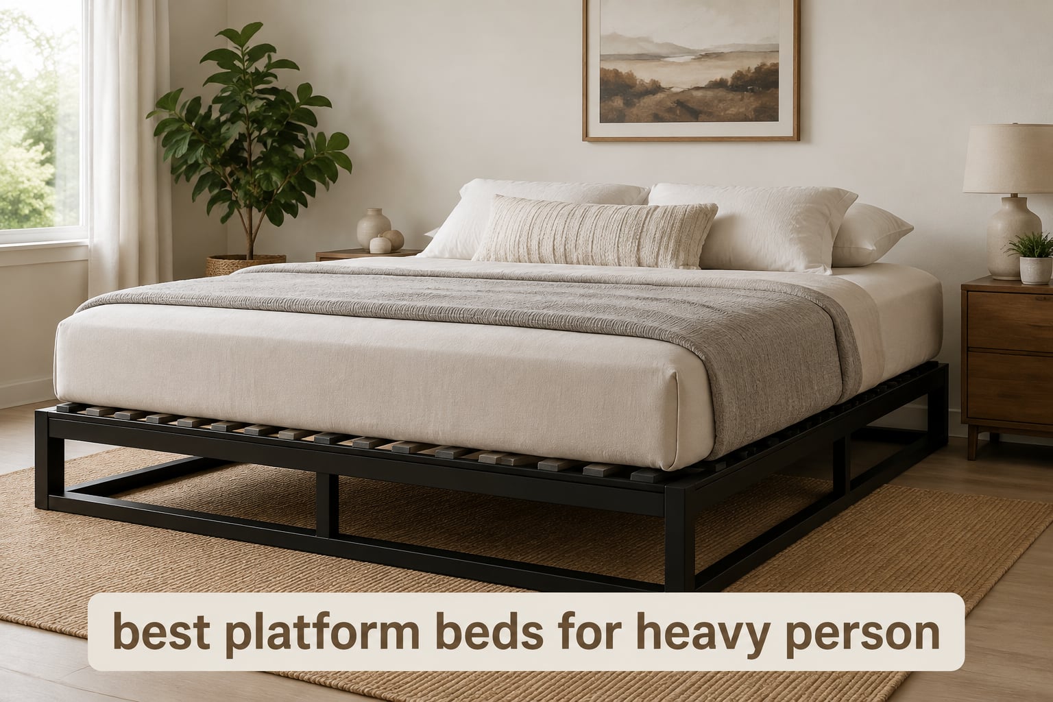 best platform beds for heavy person