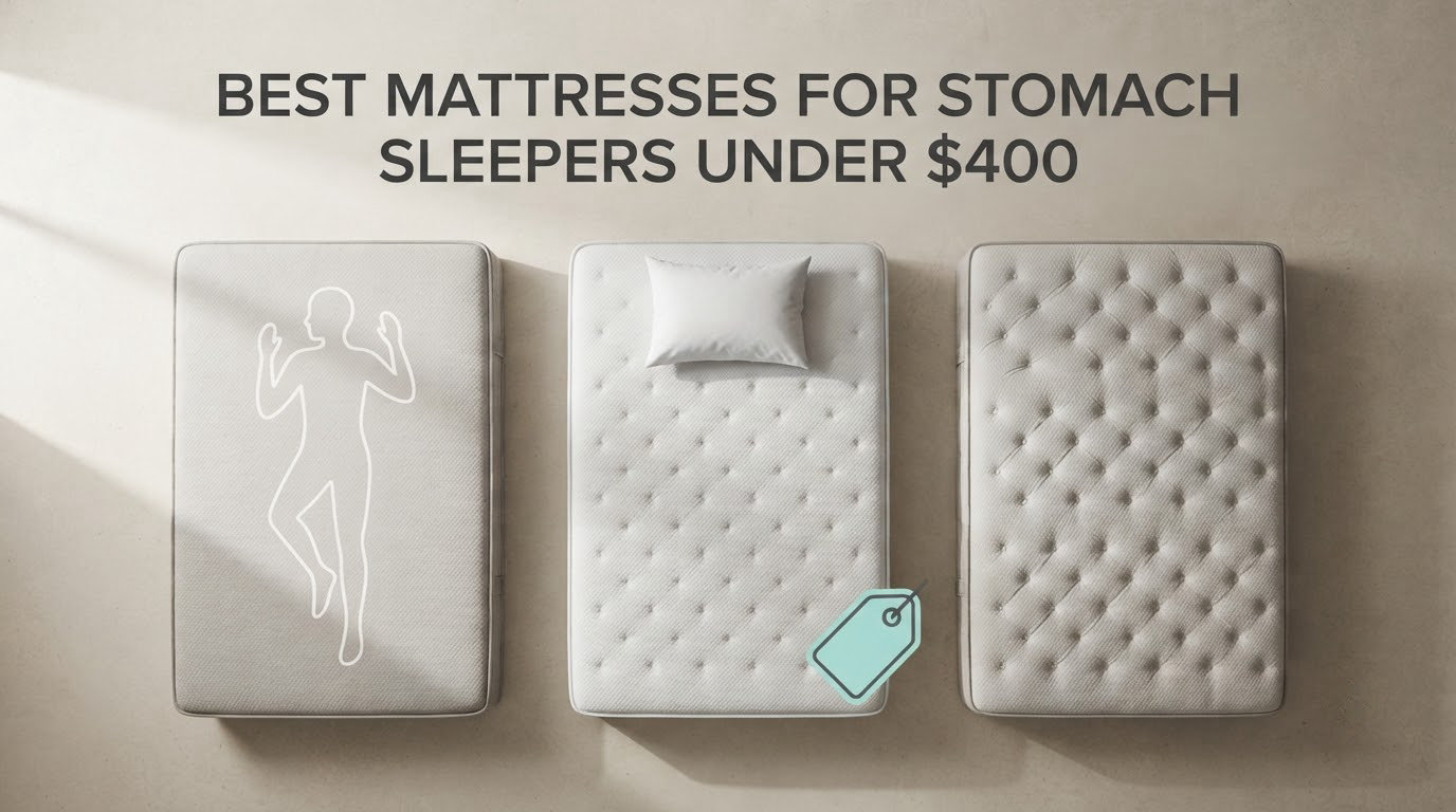best mattresses for stomach sleepers under $400