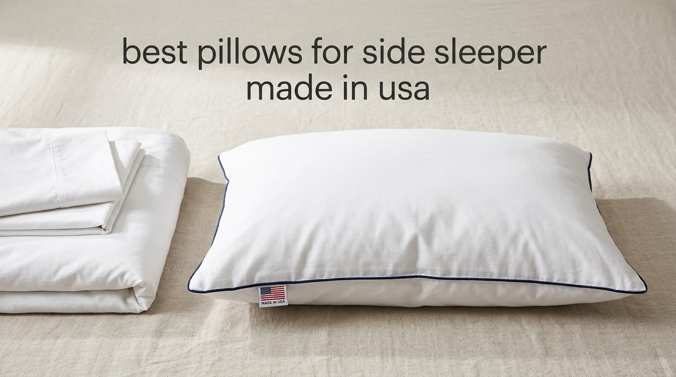 best pillows for side sleeper made in usa