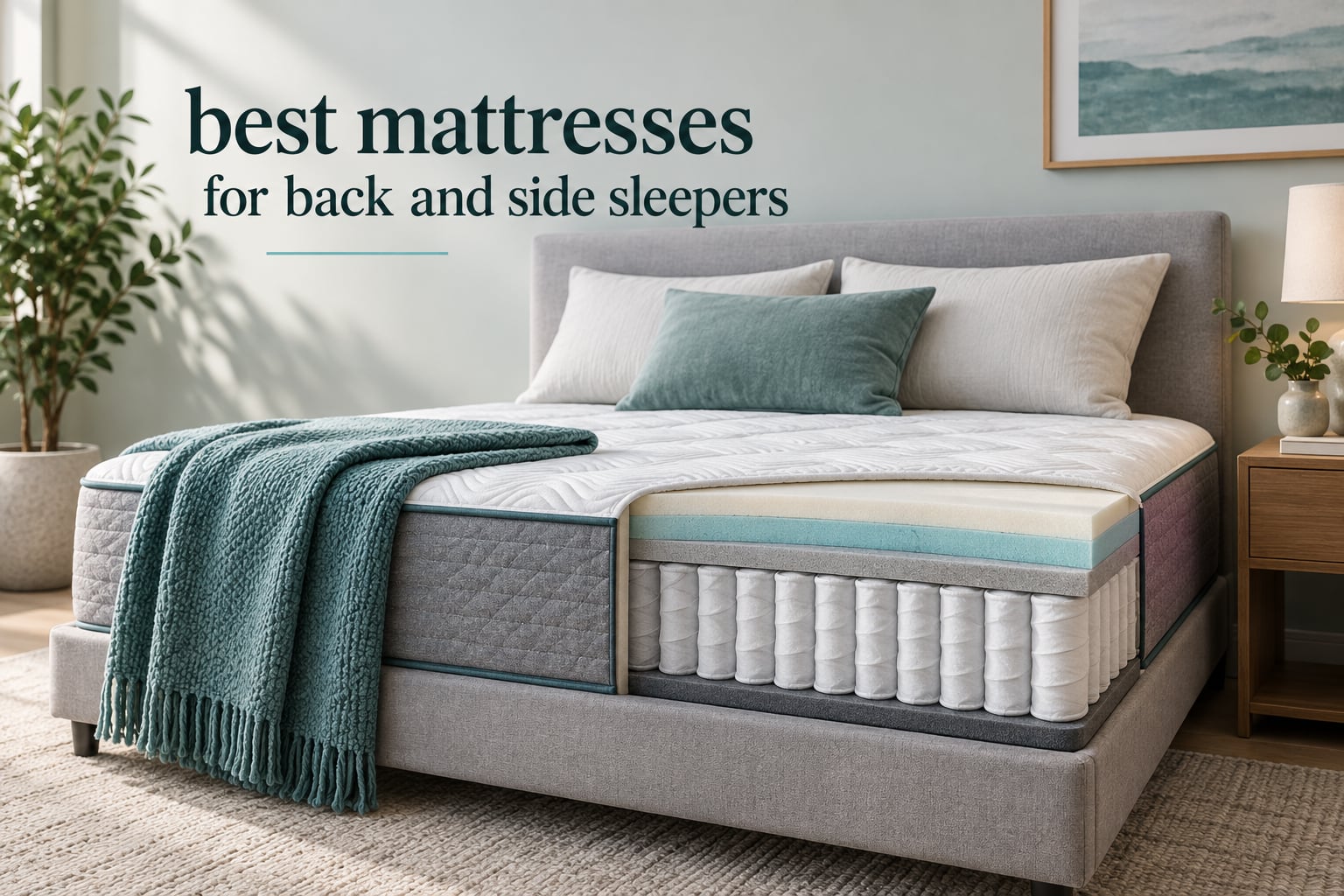 best mattresses for back and side sleepers