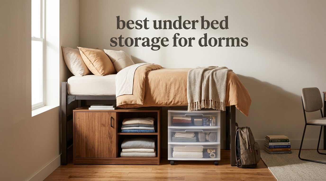 best under bed storage for dorms
