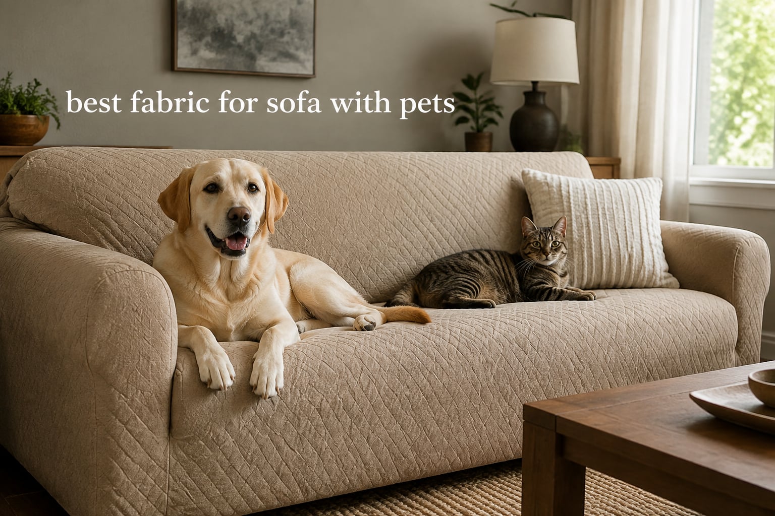 best fabric for sofa with pets