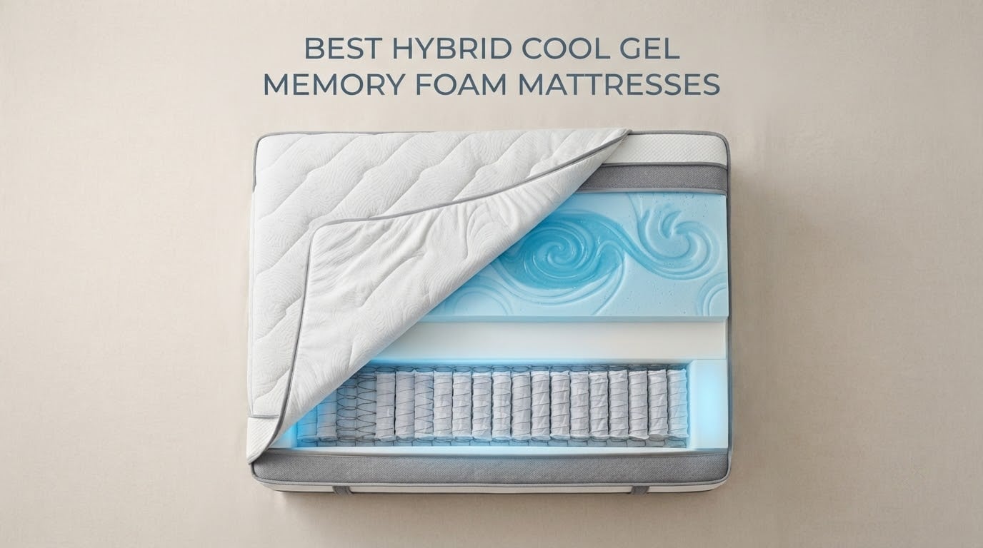 best hybrid cool gel memory foam mattresses