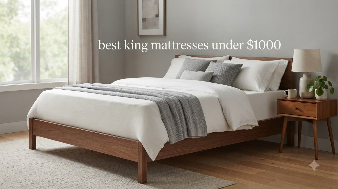 best king mattresses under $1000