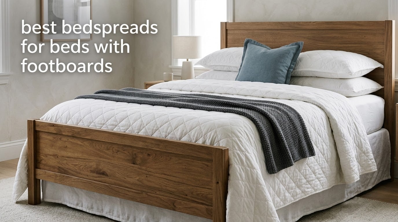 best bedspreads for beds with footboards