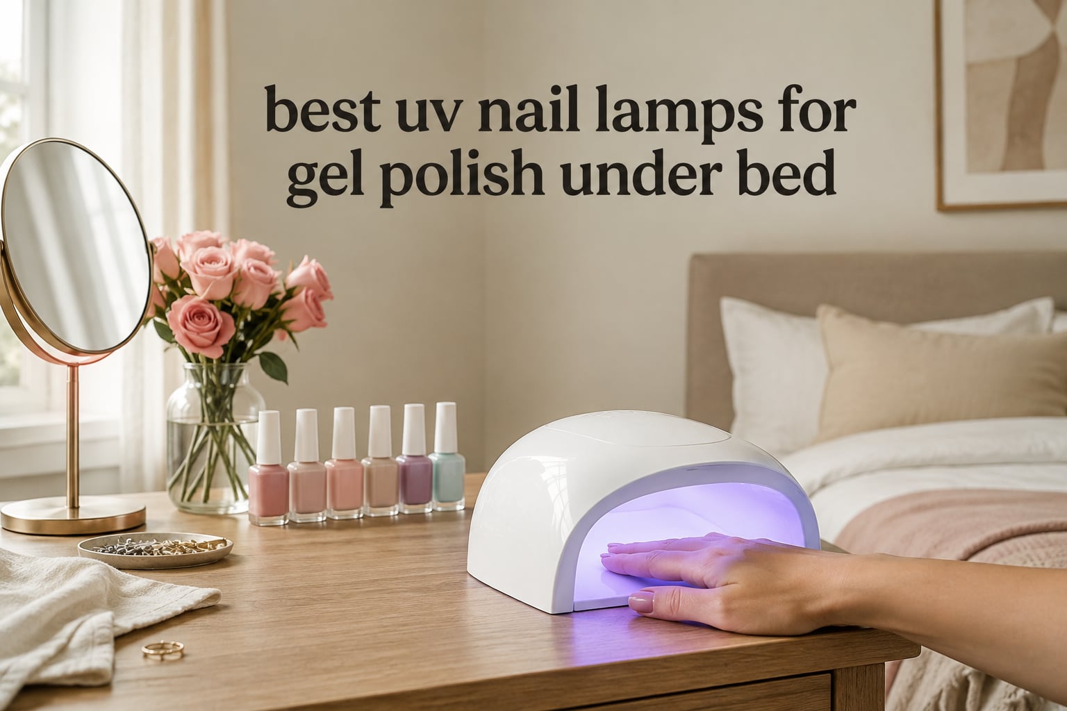best uv nail lamps for gel polish under bed