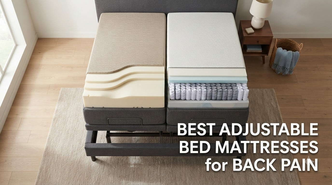 best adjustable bed mattresses for back pain