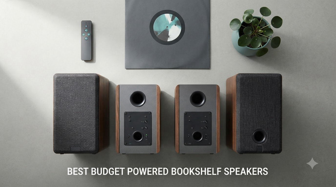 best budget powered bookshelf speakers