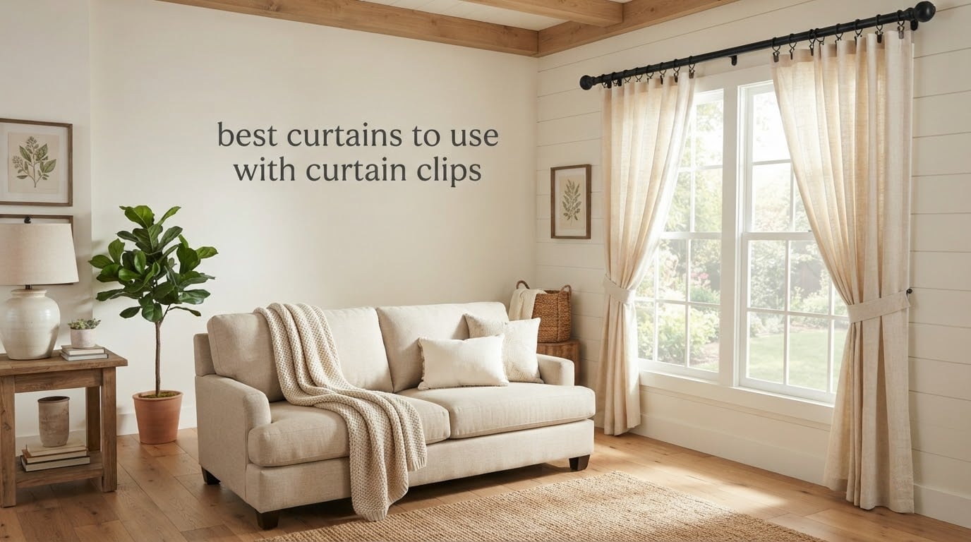 best curtains to use with curtain clips