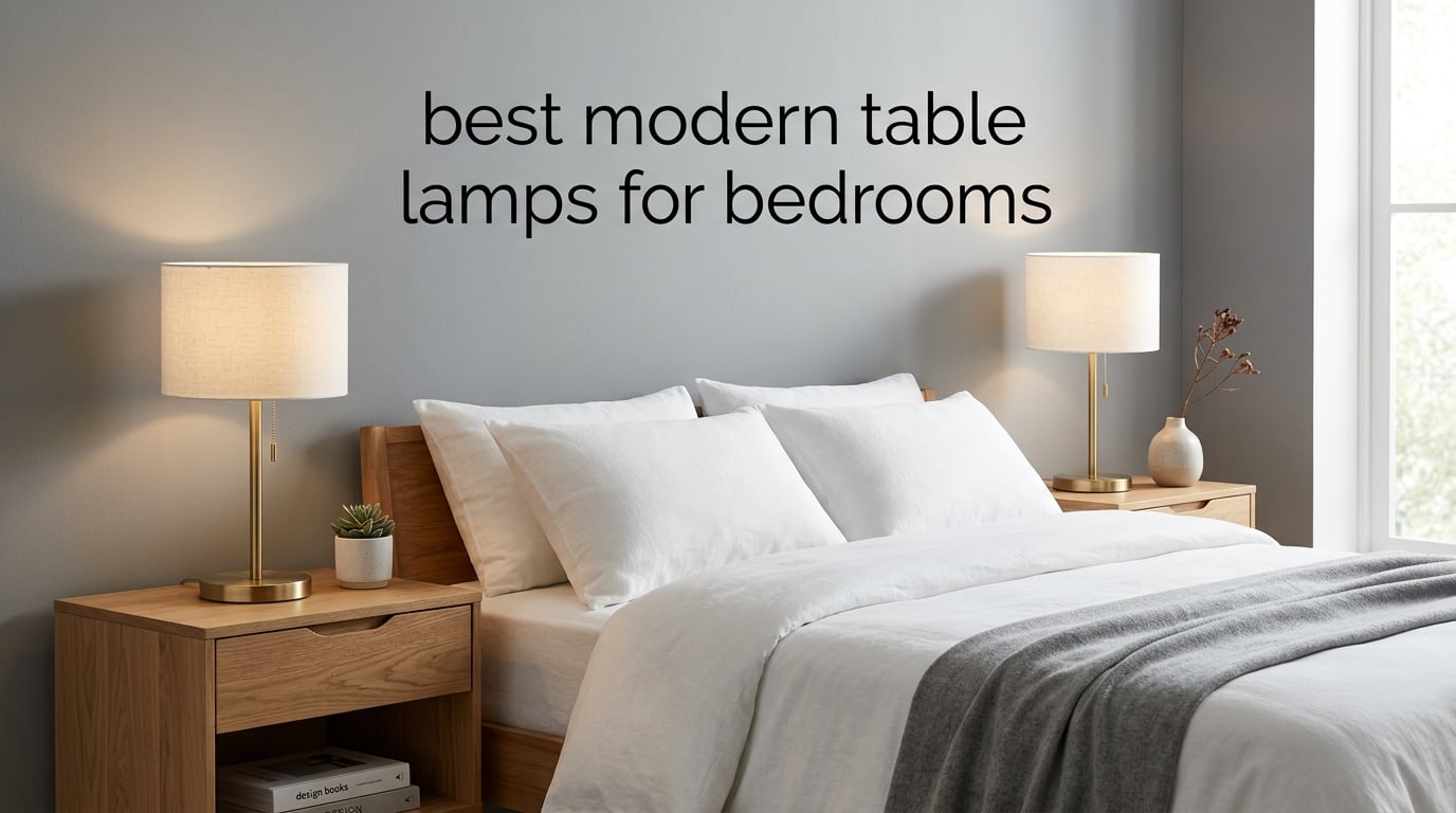 best modern table lamps for bedrooms