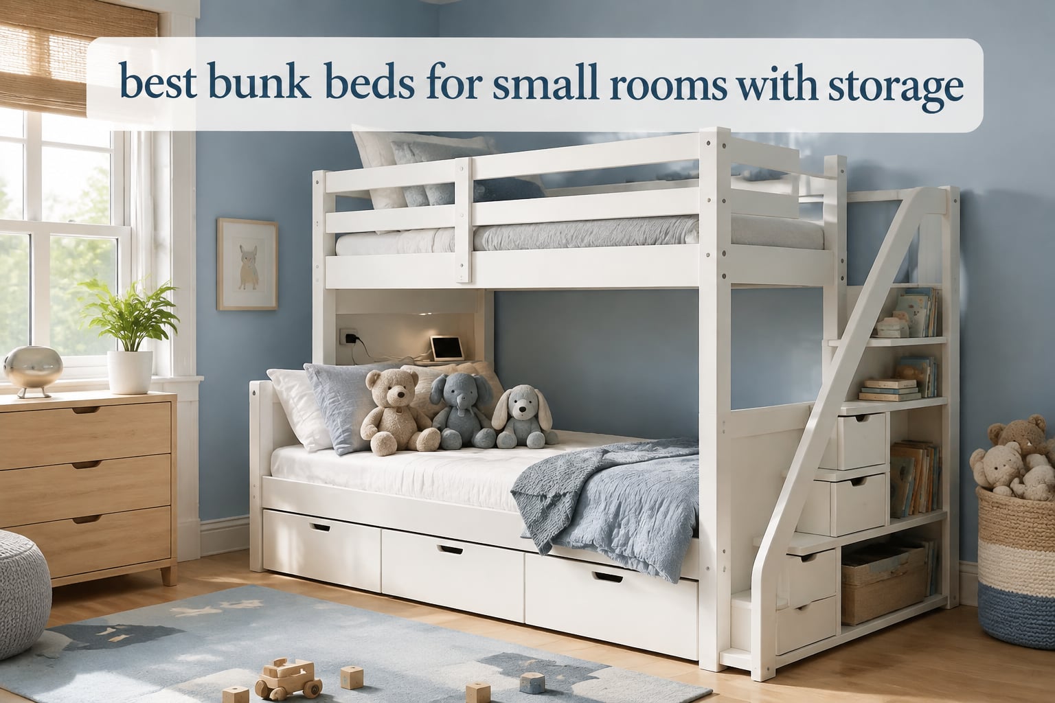 best bunk beds for small rooms with storage