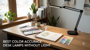 best color accurate desk lamps without light