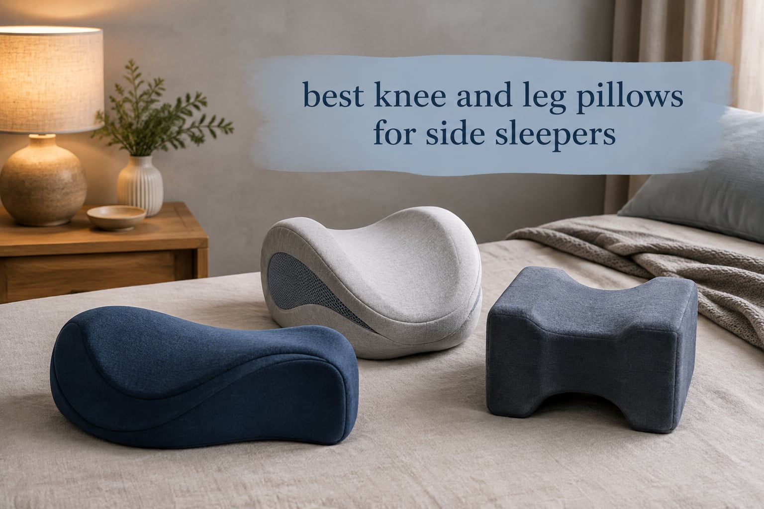 best knee and leg pillows for side sleepers
